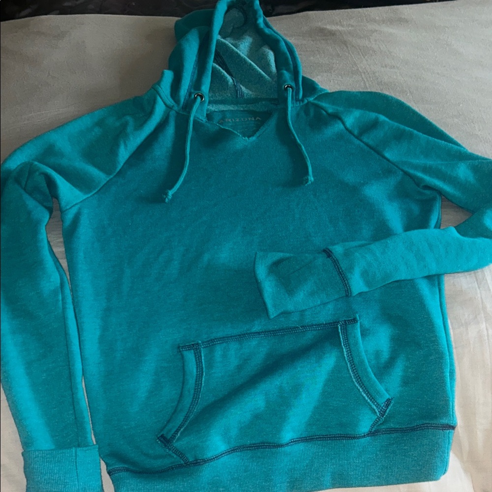 Arizona Teal Pullover Hoodie with Kangaroo Pocket - Super Soft and Comfy